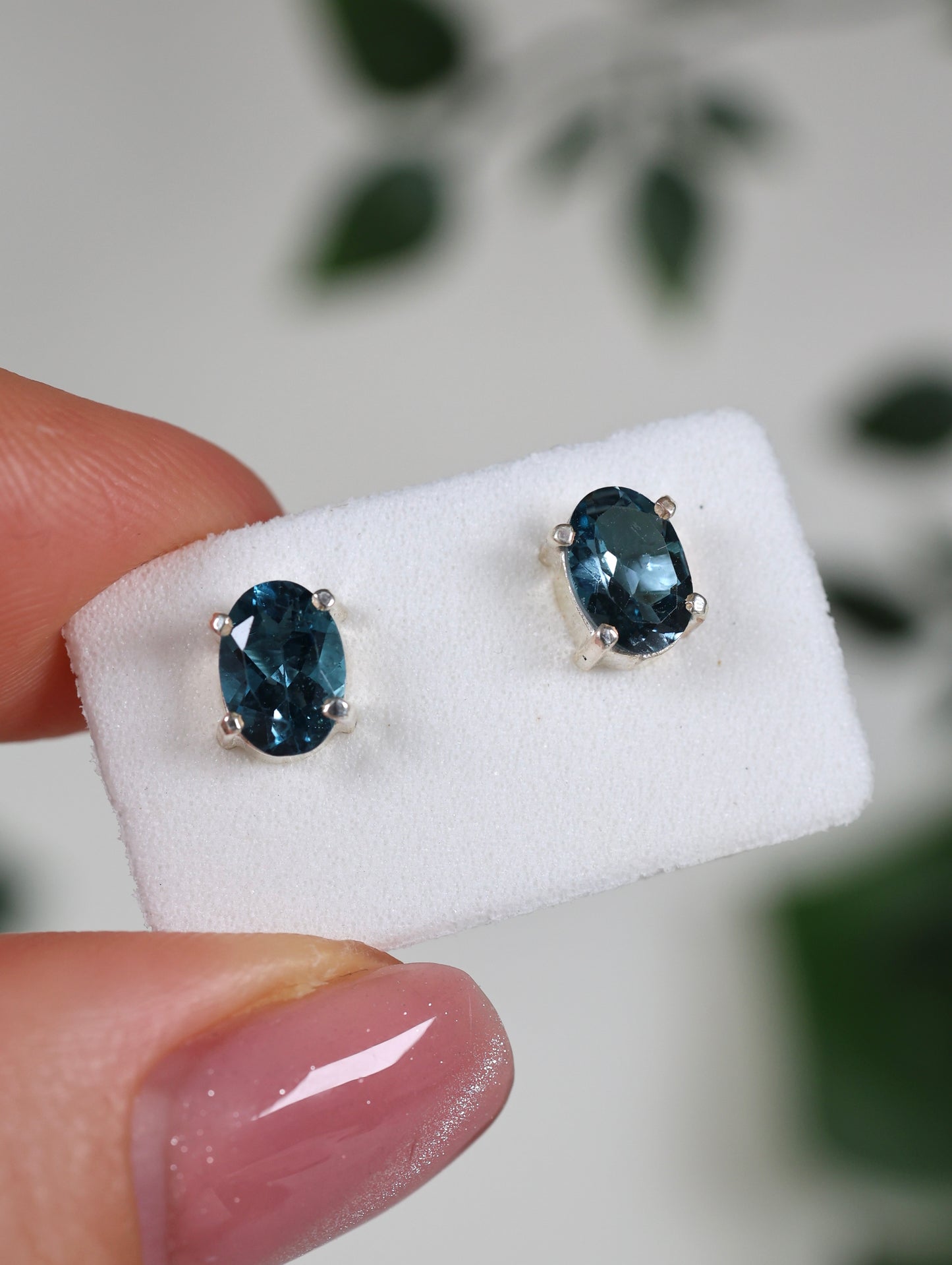 London Blue Topas Ohrstecker 925 Silber Nr.111L4