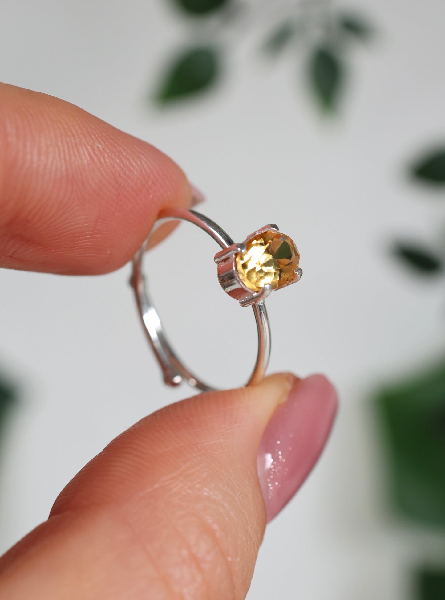 Citrin Ring 925 Silber Nr.48CR