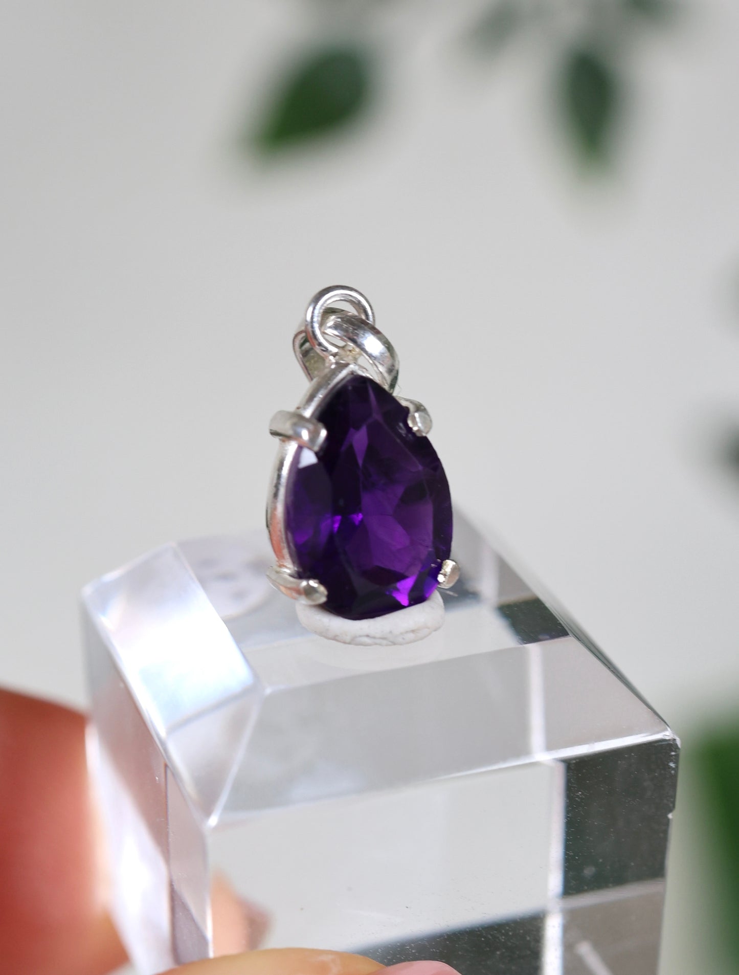 Amethyst Anhänger 925 Silber Nr.54A3