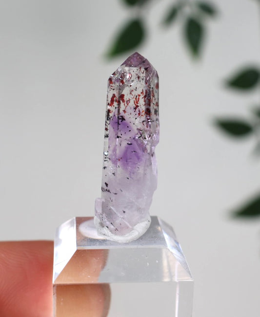 Goboboseb Quarz x Hämatit x Amethyst Nr.87GA