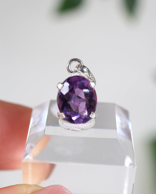 Amethyst Anhänger 925 Silber Nr.41A3