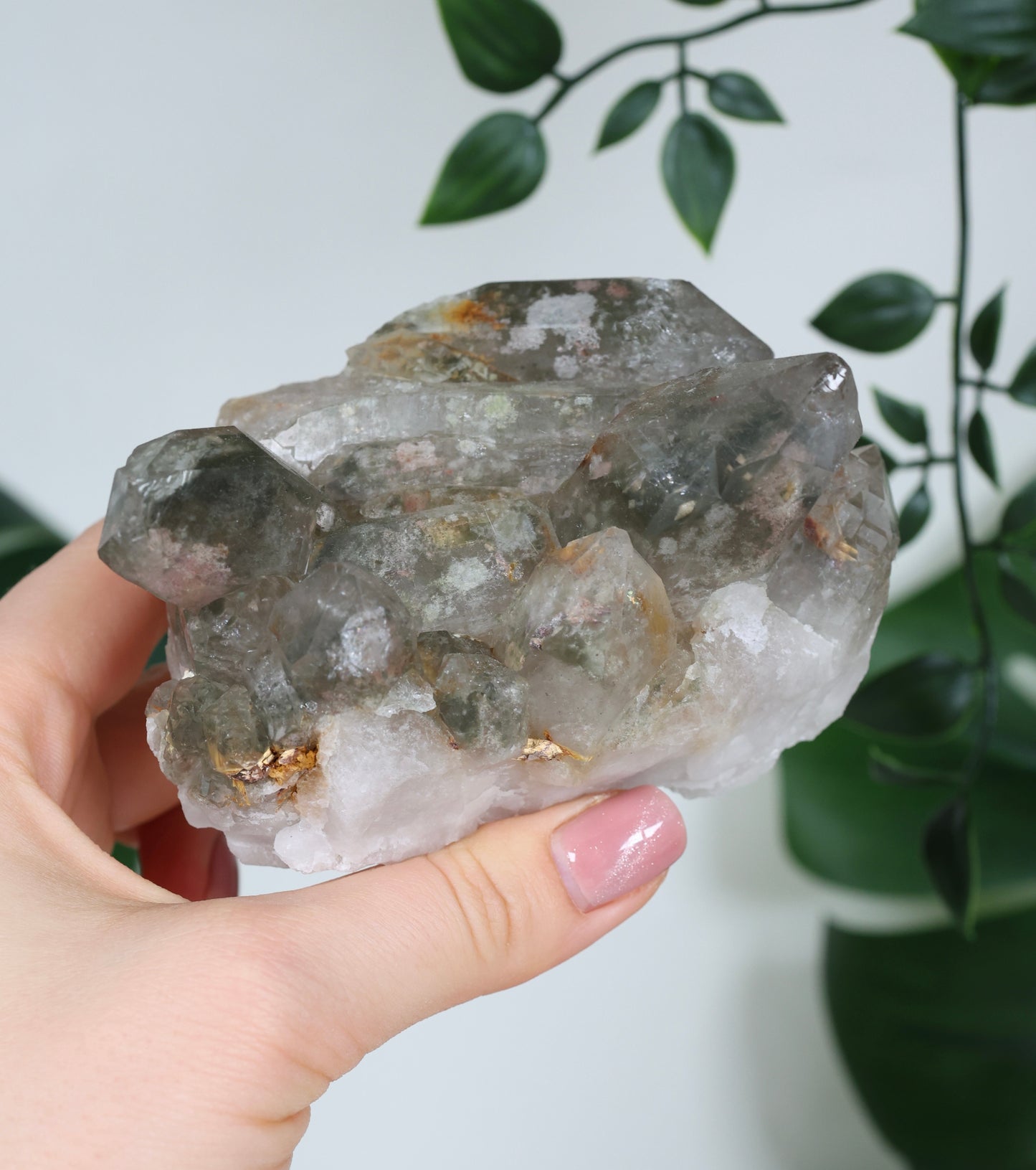 Gartenquarz x Rutil Cluster Nr.245GR