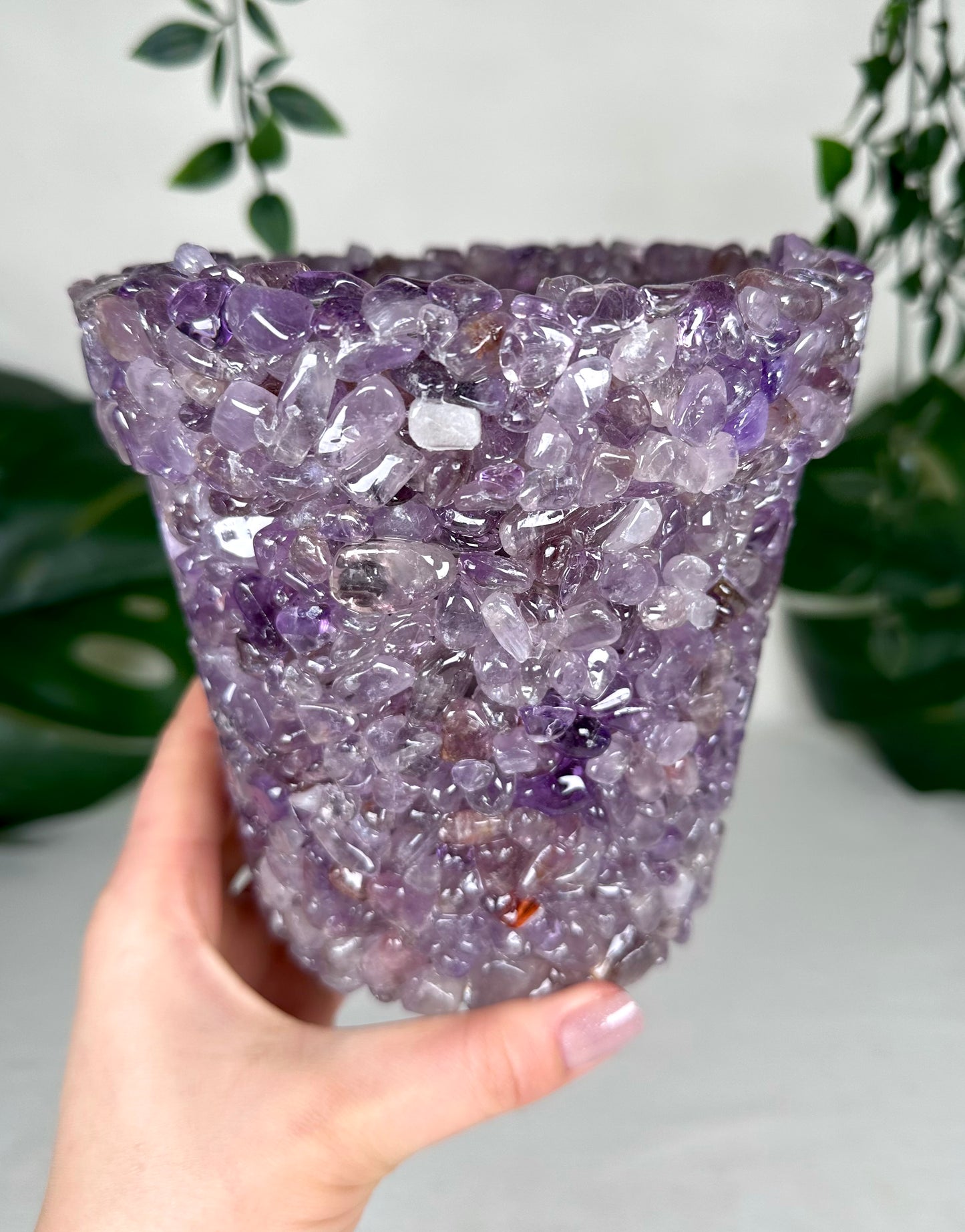 Amethyst Blumentopf Nr.55AB