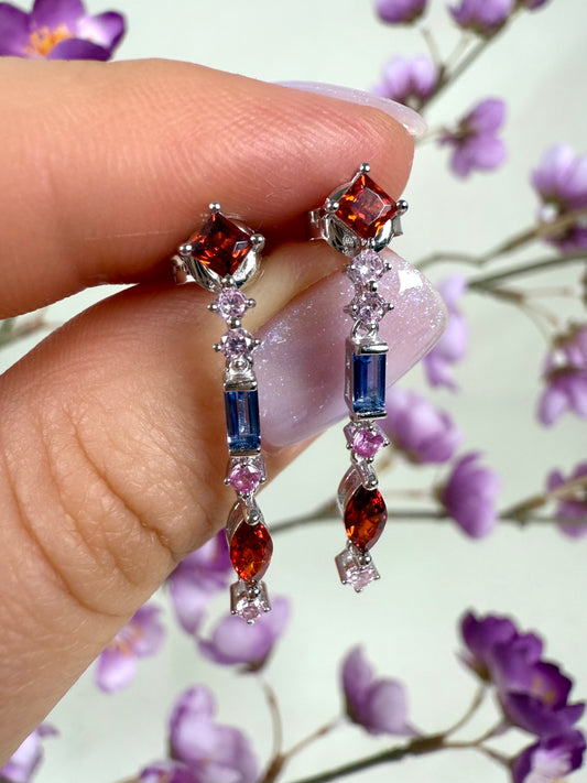 Ruby Sky - Ohrringe 925 Silber