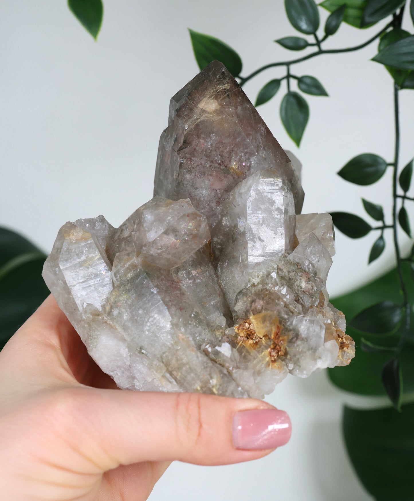 Gartenquarz x Rutil Cluster Nr.358GR