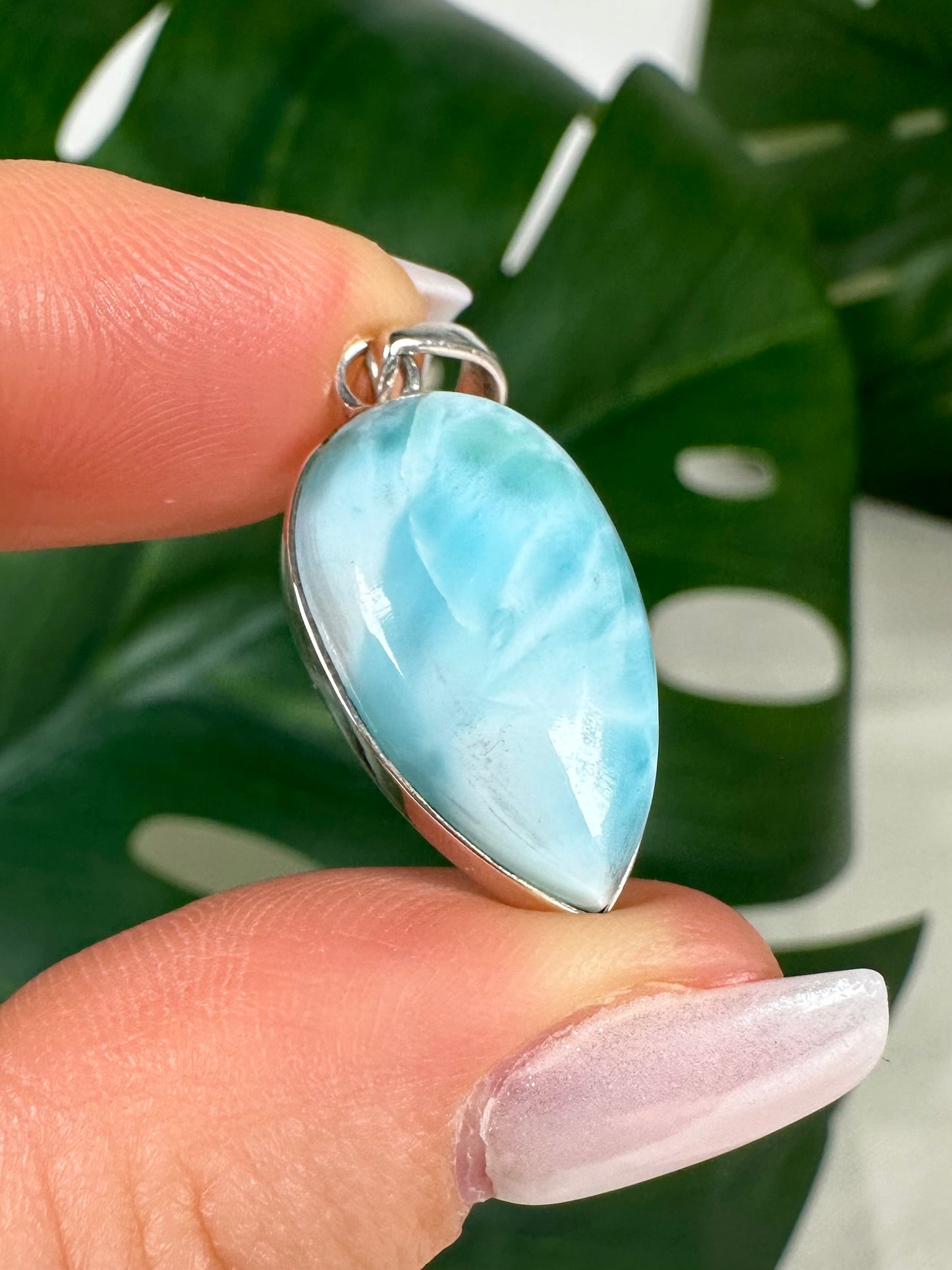 Larimar 925 Silber Anhänger Nr. 59LA