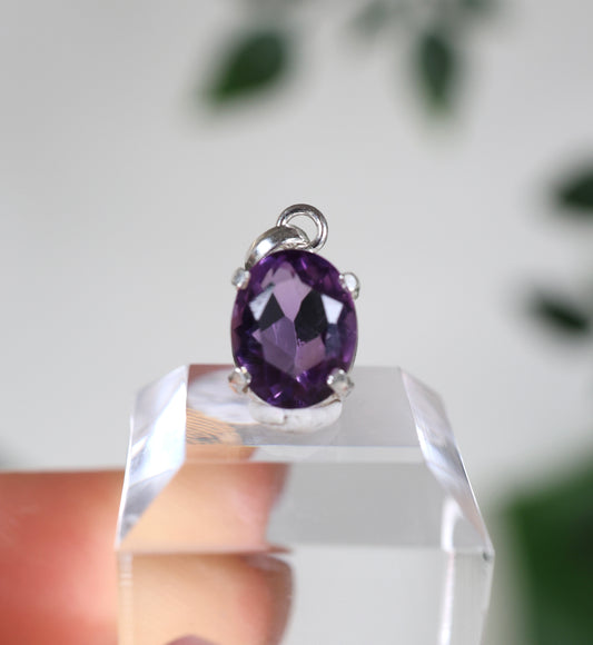 Amethyst Anhänger 925 Silber Nr.41A2