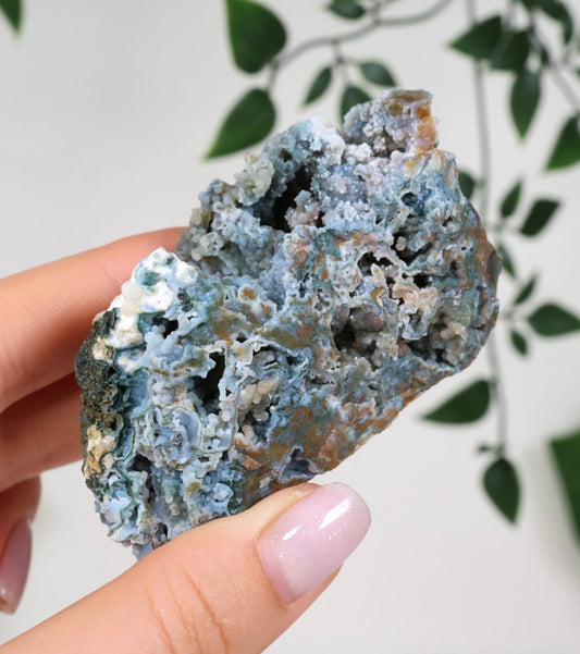Blauer Chalcedon x Okenit Nr.28CO