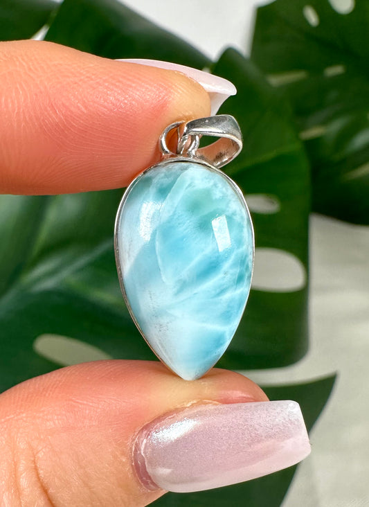 Larimar 925 Silber Anhänger Nr. 59LA