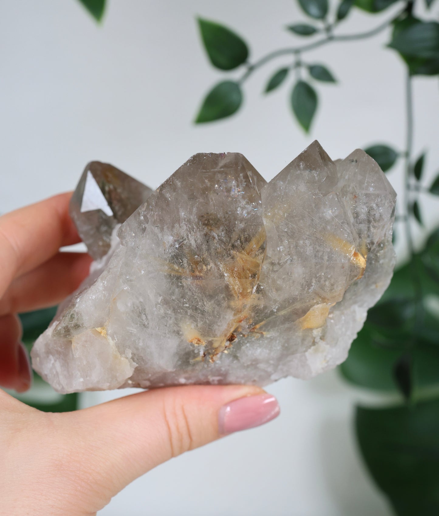 Gartenquarz x Rutil Cluster Nr.140GR