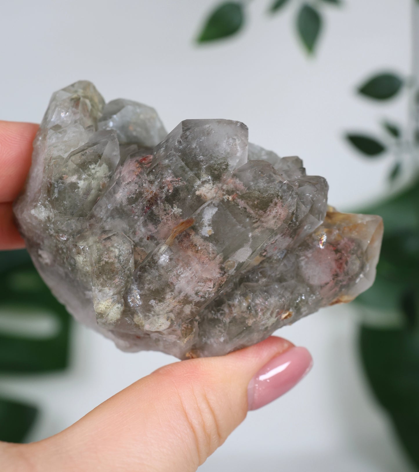 Gartenquarz x Rutil Cluster Nr.75GQ