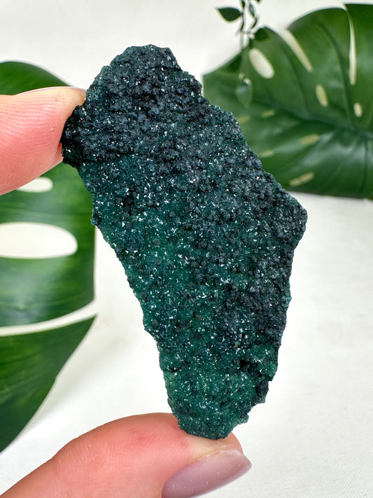 Chalcedon mit Seladonit und Apophyllit Nr.11GA