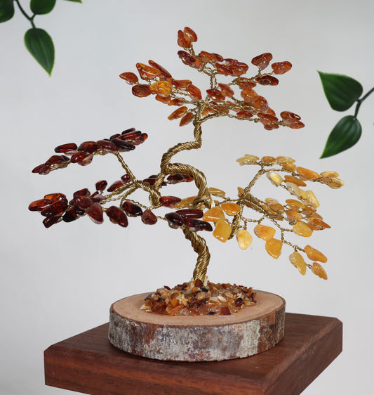 Bunter Bernstein Baum Nr.53B2