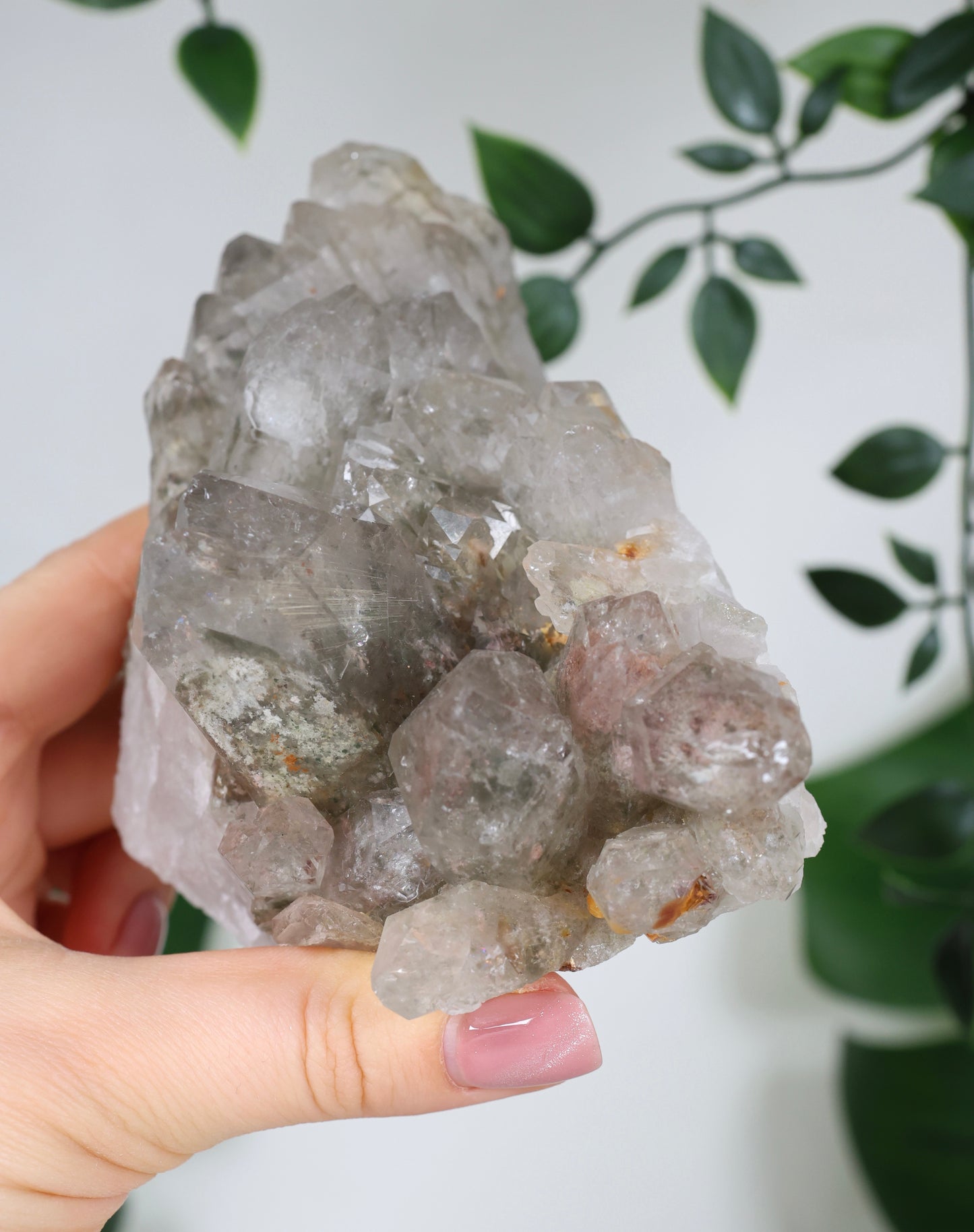 Gartenquarz x Rutil Cluster Nr.310GR