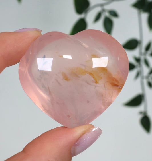 Rosenquarz Herz x Golden Healer Nr.40RS