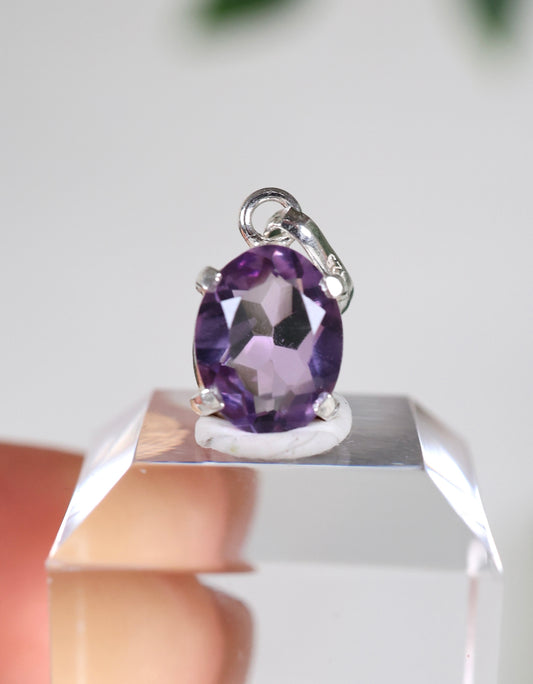 Amethyst Anhänger 925 Silber Nr.41A1