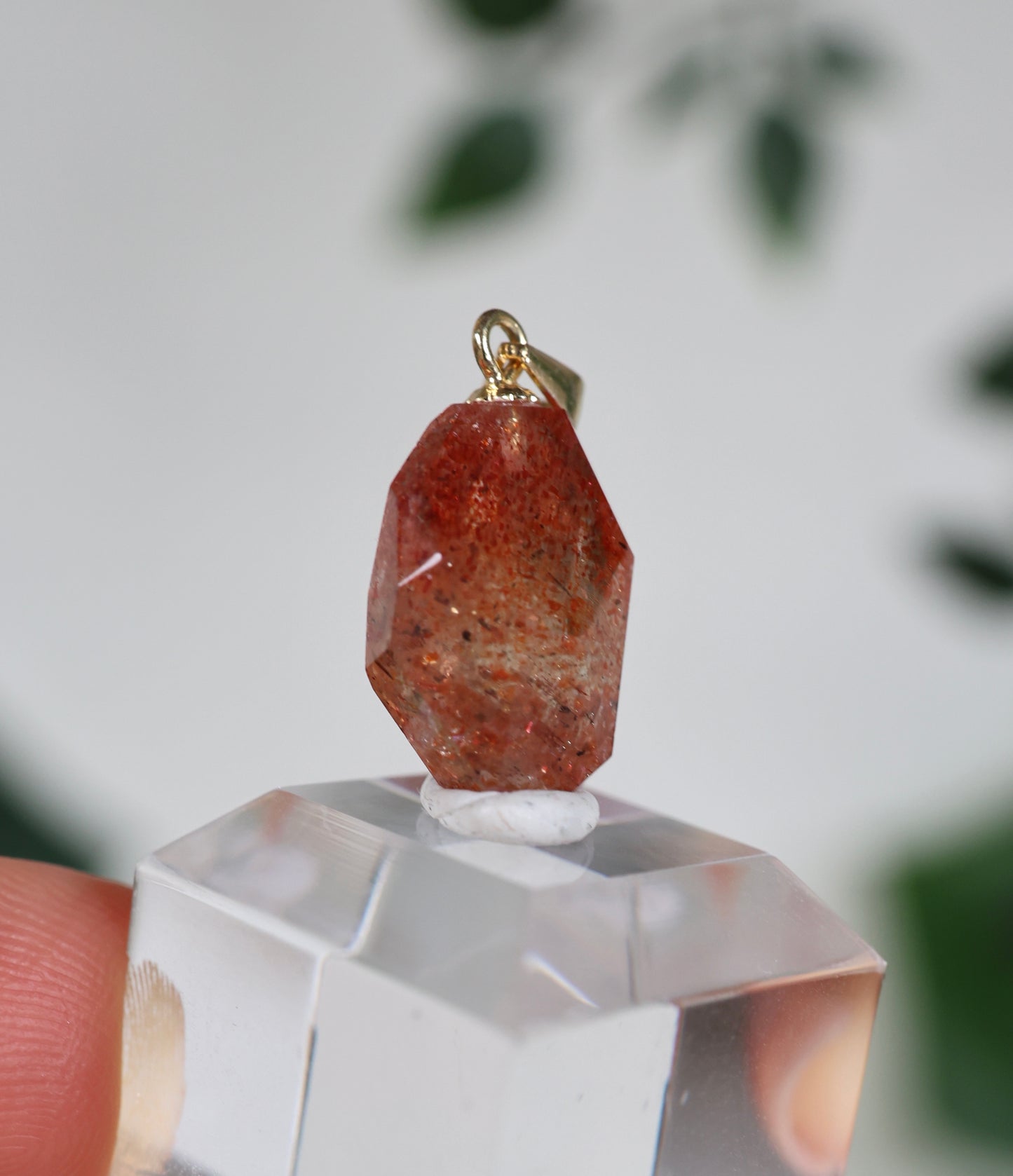 Sonnenstein Anhänger 925 Silber Vergoldet Nr.30SG