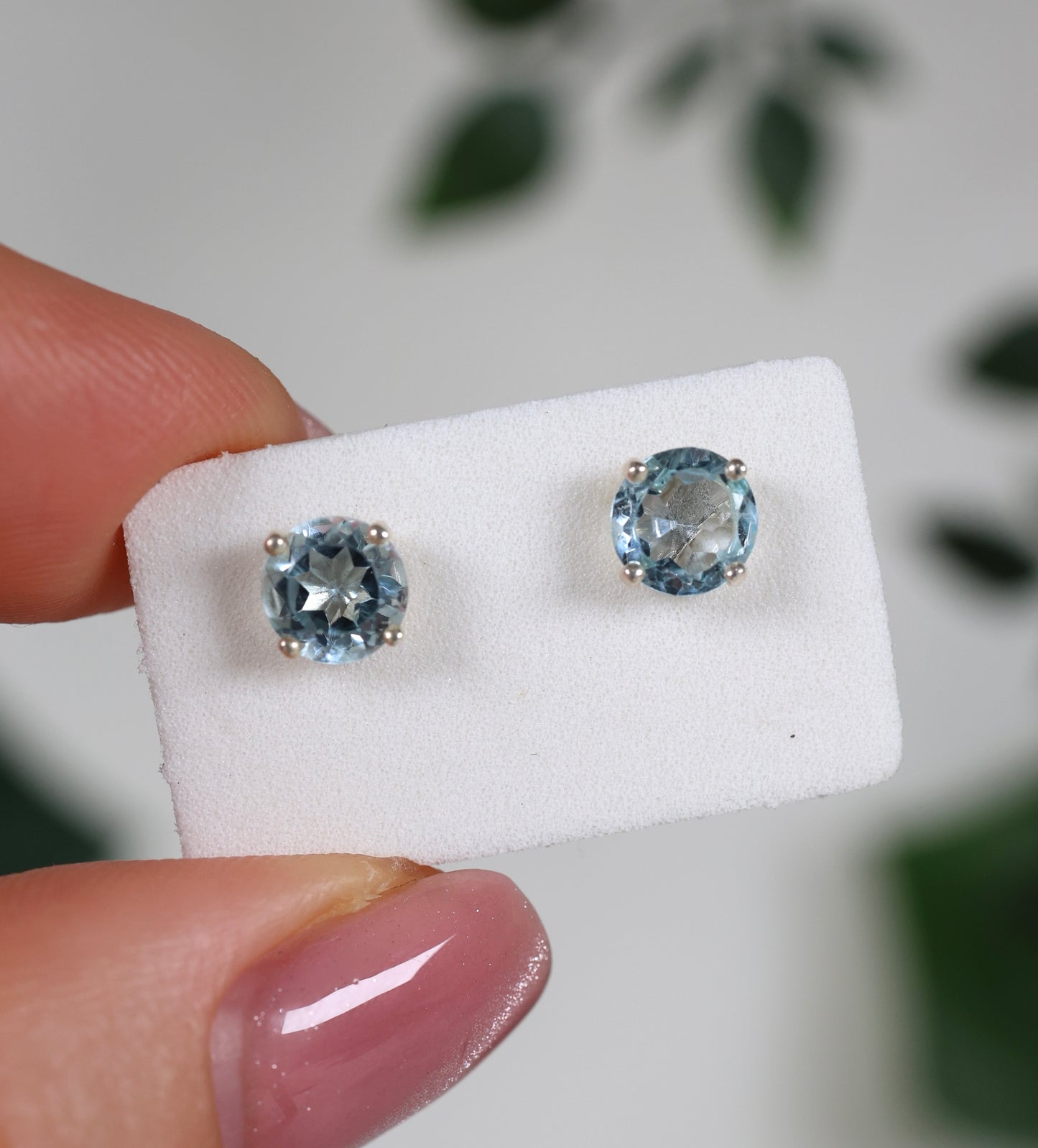 Topas Ohrstecker 925 Silber Nr.63T3