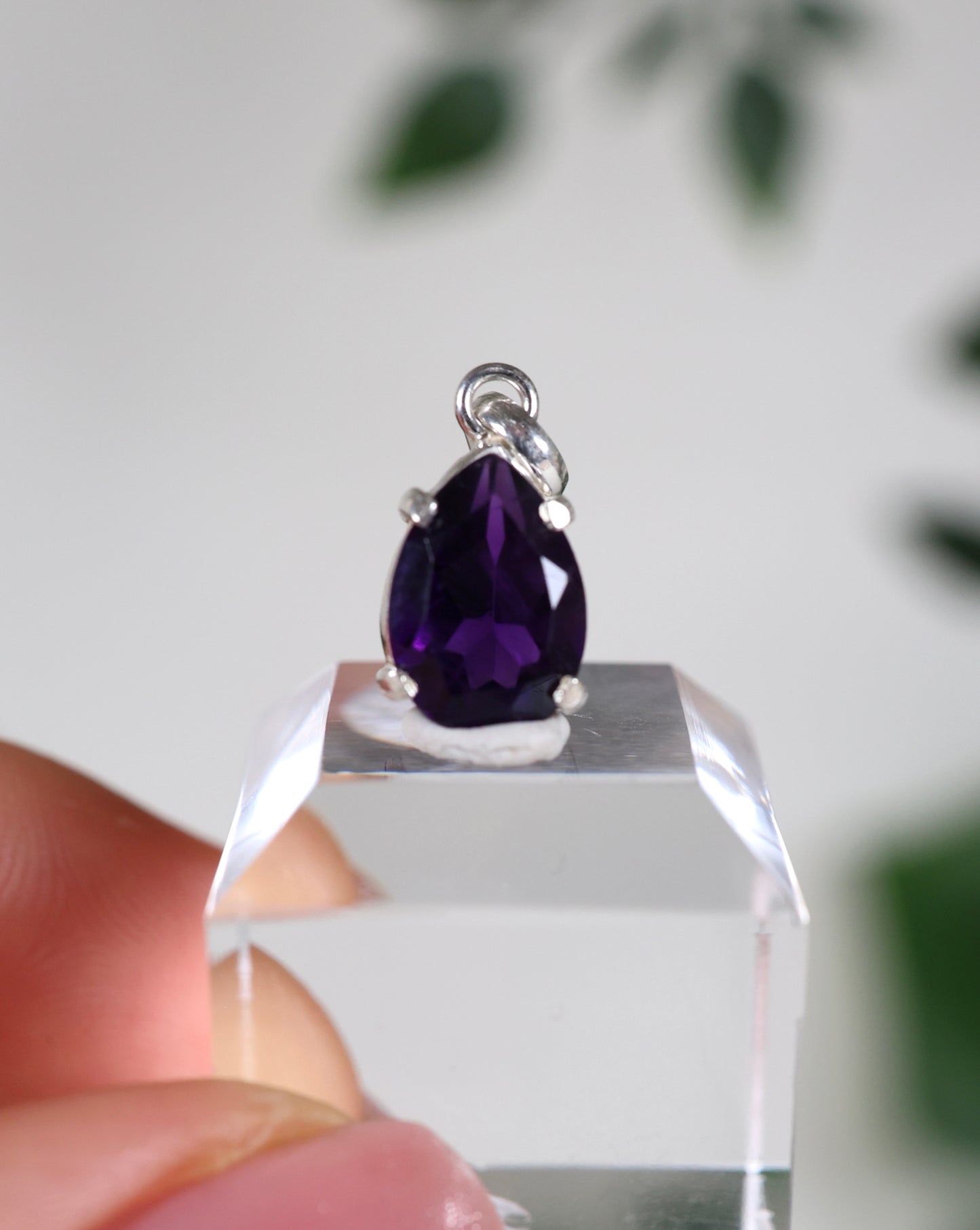 Amethyst Anhänger 925 Silber Nr.54A3