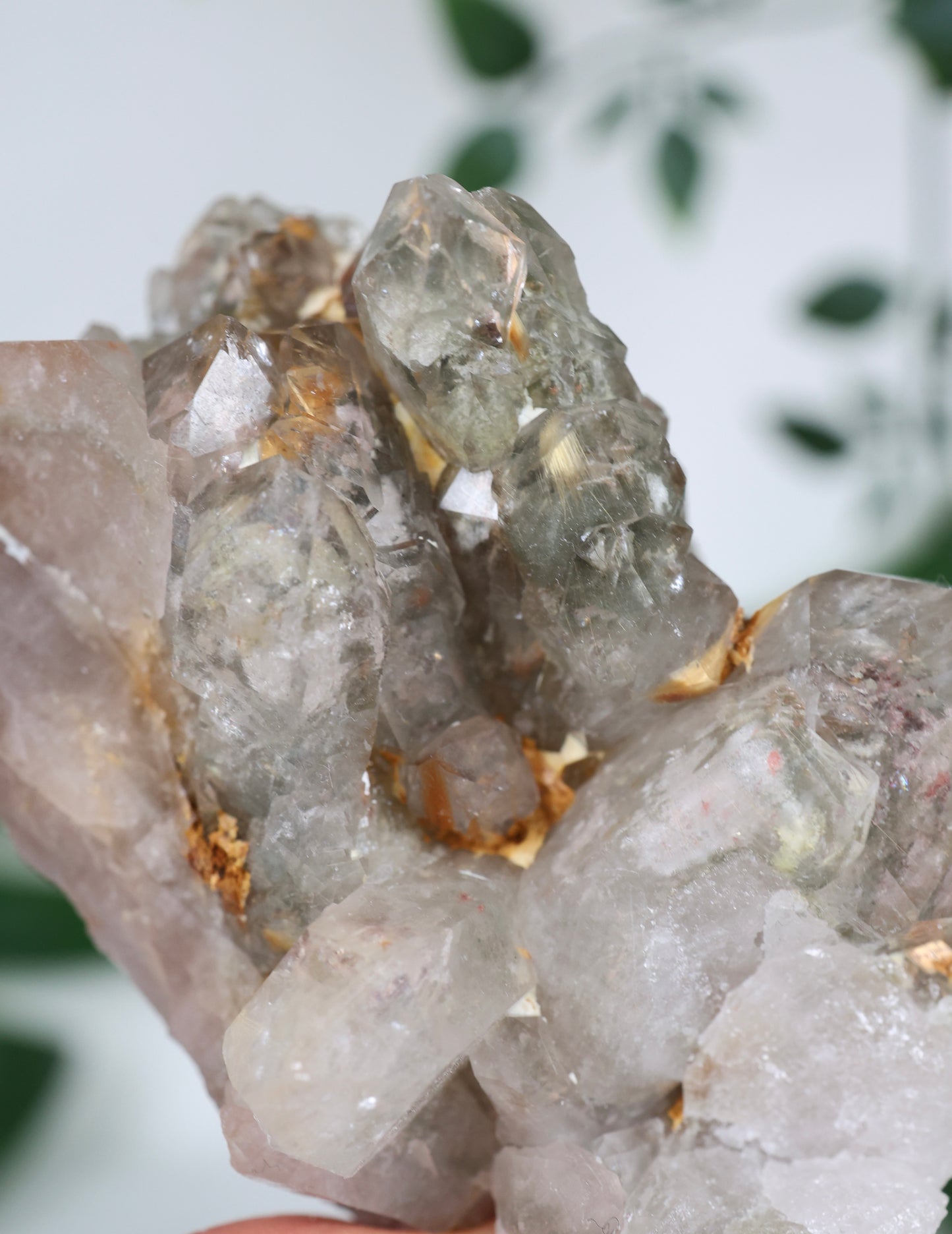 Gartenquarz x Rutil Cluster Nr.118GQ