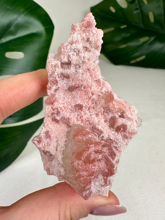 Apophyllit Red Crust mit Stilbit Nr.46AR