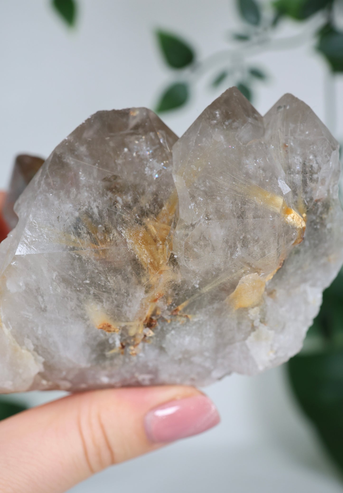 Gartenquarz x Rutil Cluster Nr.140GR