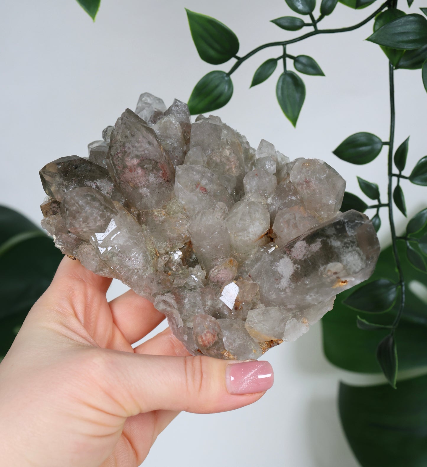 Gartenquarz x Rutil Cluster Nr.319GR