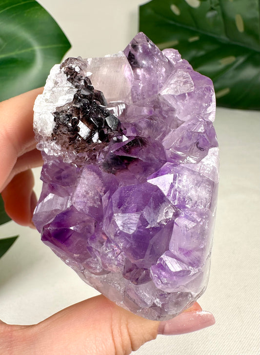 Amethyst mit Calcit Nr.68AC