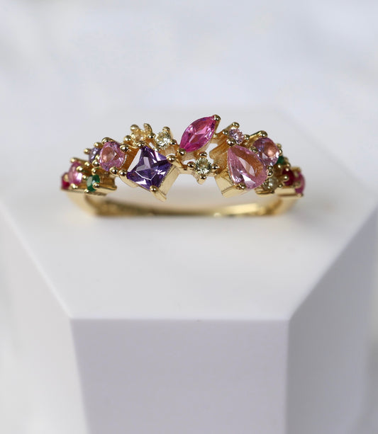 Garden Muse - Ring 925 Silber Vergoldet