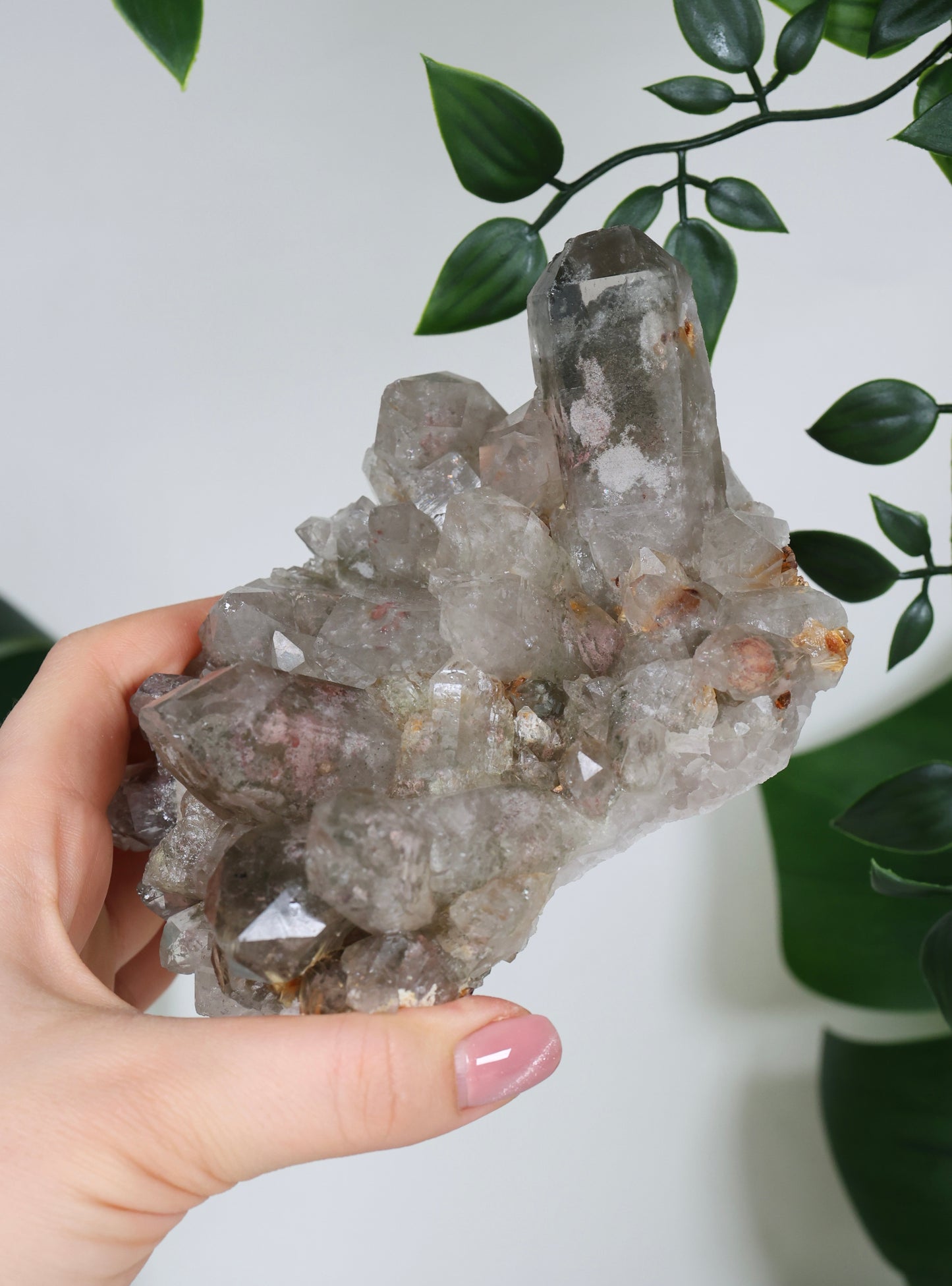 Gartenquarz x Rutil Cluster Nr.319GR