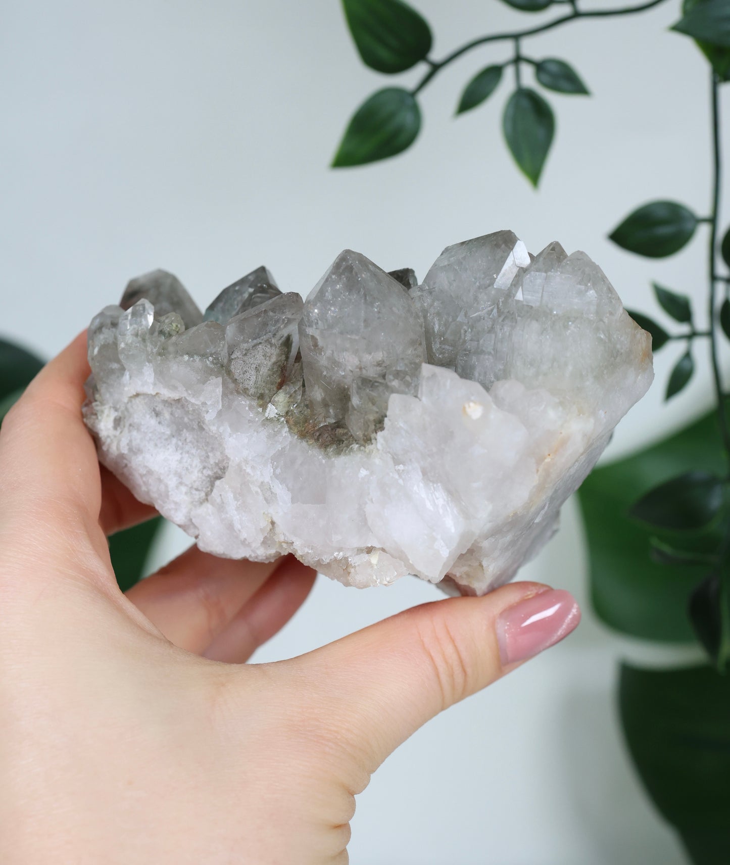 Gartenquarz x Rutil Cluster Nr.245GQ