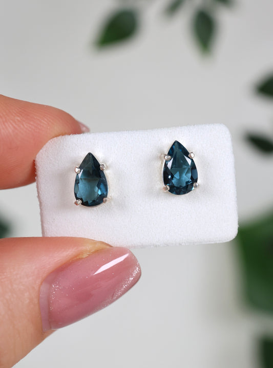 London Blue Topas Ohrstecker 925 Silber Nr.111L5