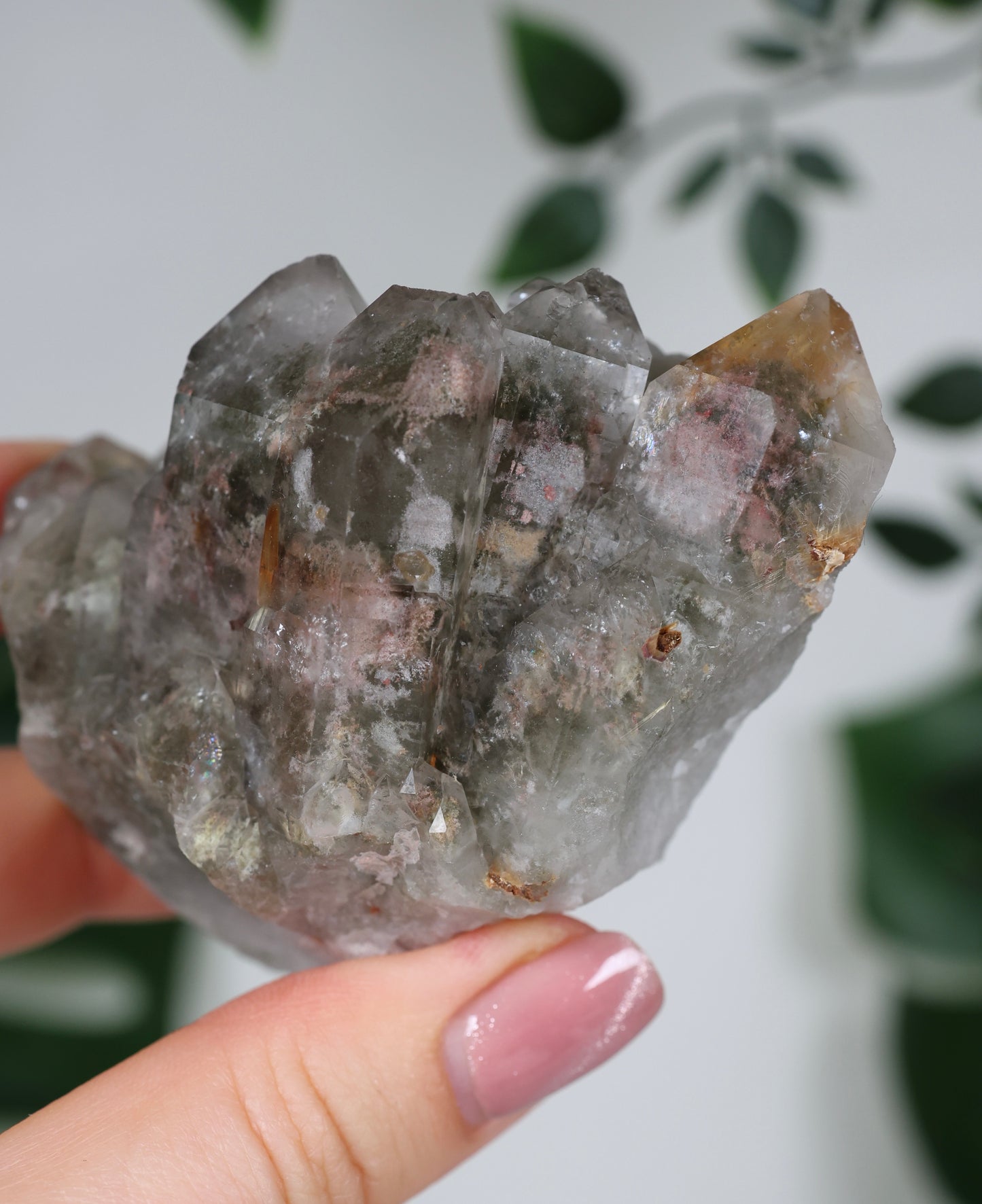 Gartenquarz x Rutil Cluster Nr.75GQ