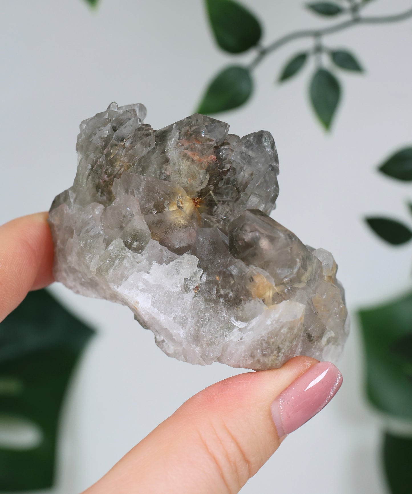 Gartenquarz x Rutil Cluster Nr.60GQ