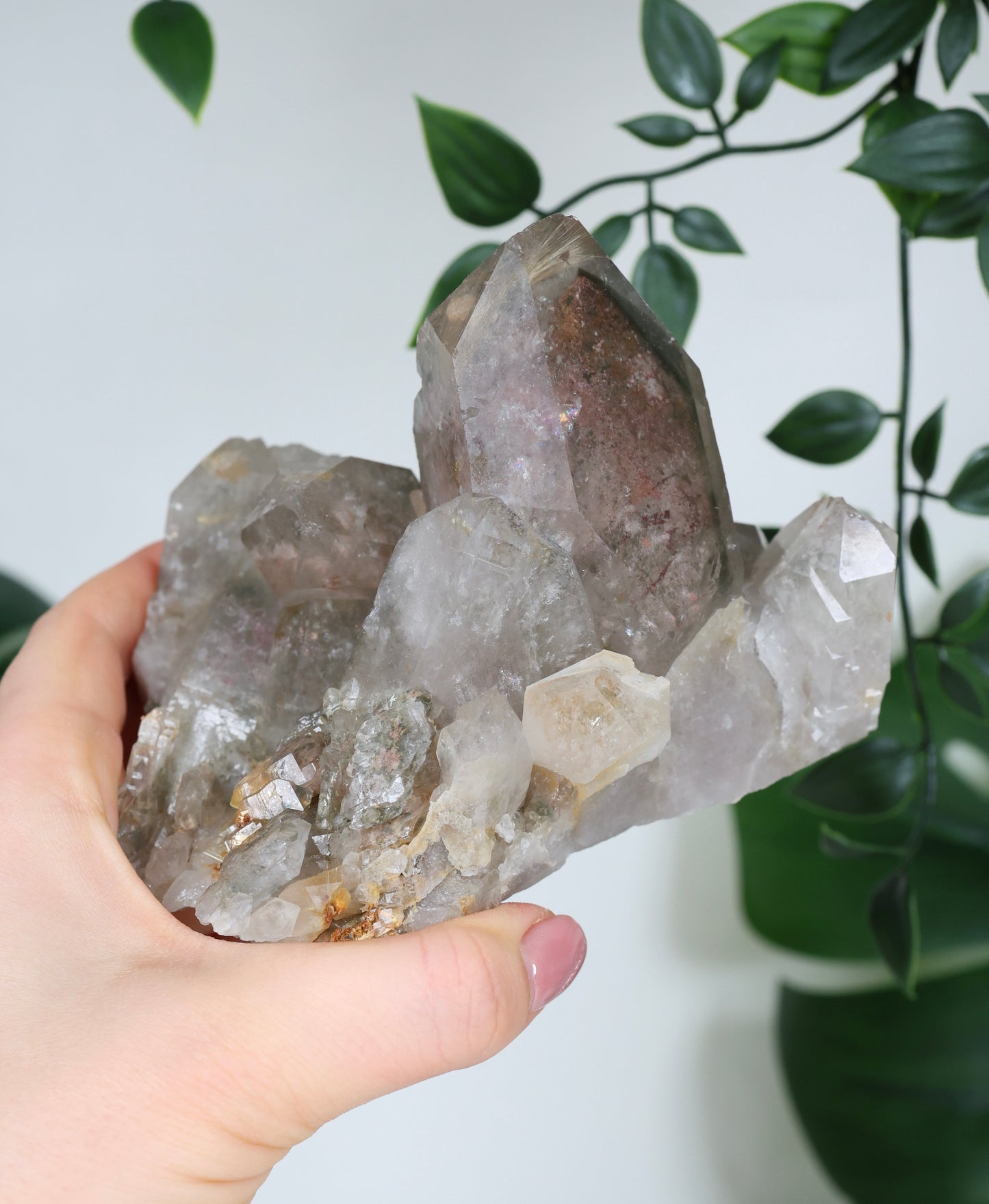 Gartenquarz x Rutil Cluster Nr.358GR