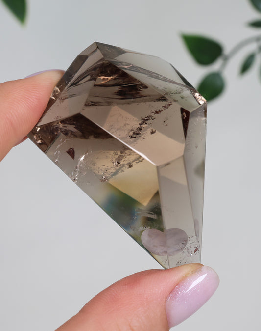 Rauchquarz mit Phantomen Nr.29RF