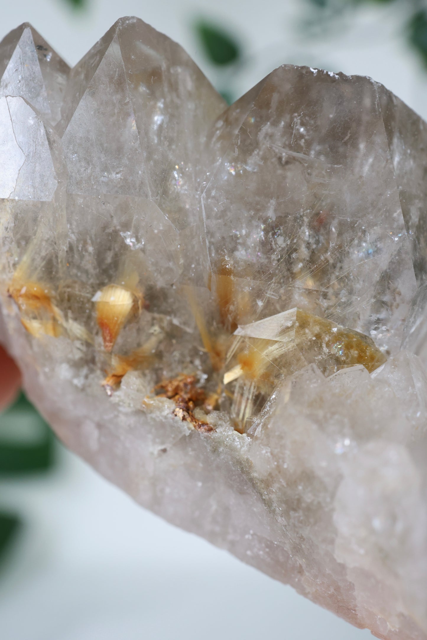 Gartenquarz x Rutil Cluster Nr.140GR