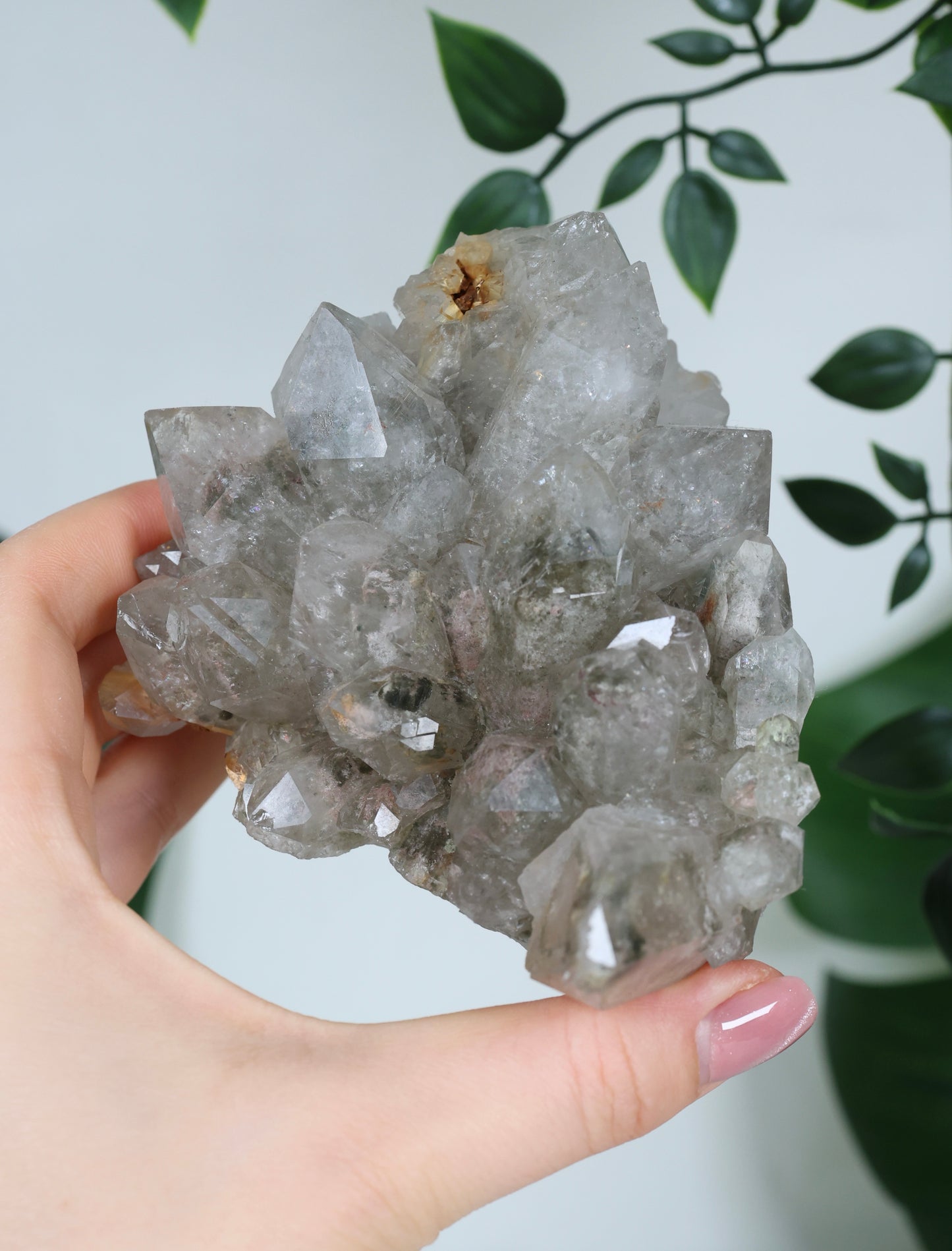 Gartenquarz x Rutil Cluster Nr.245GQ