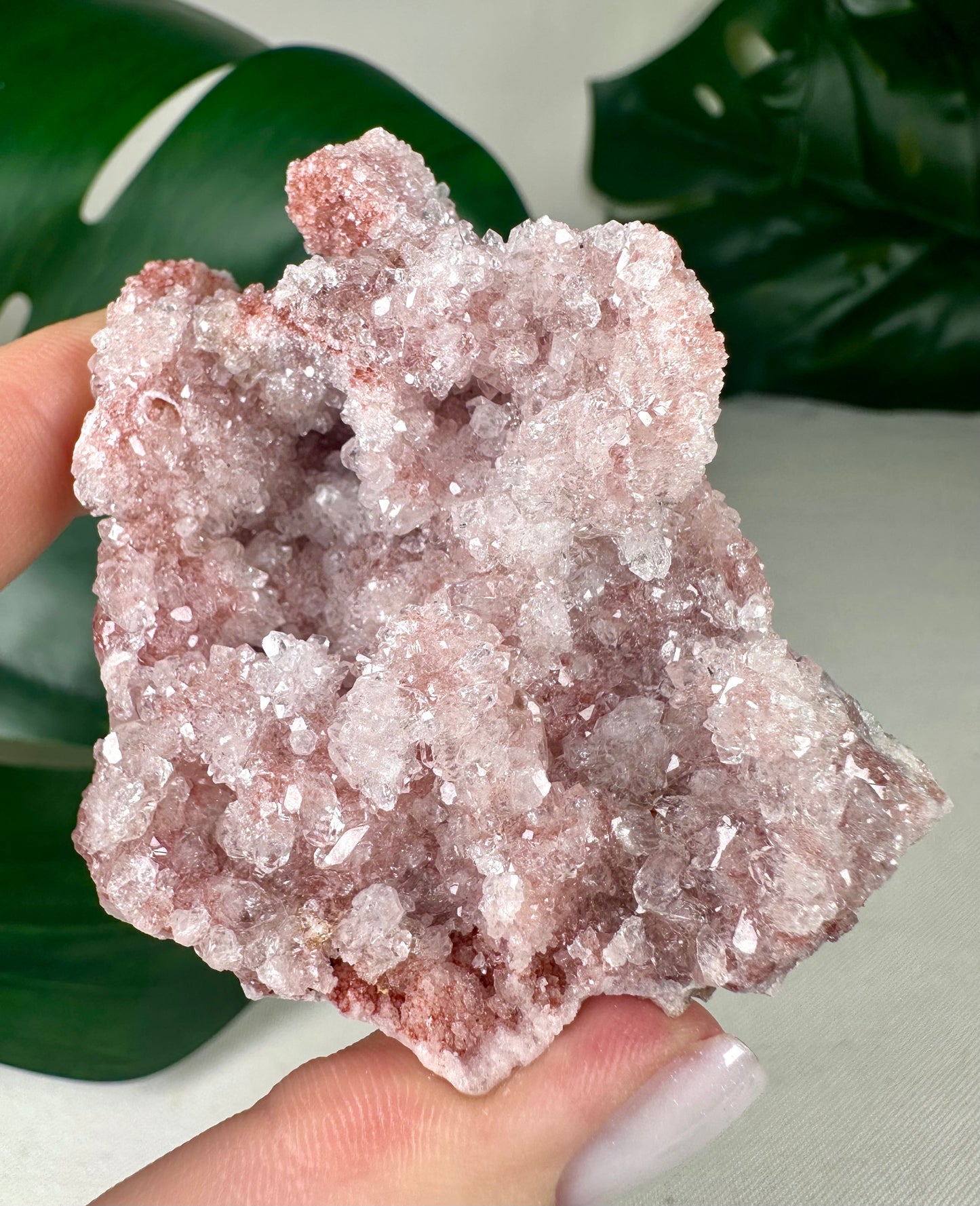 Pink Amethyst mit Quarz Nr.42PQ