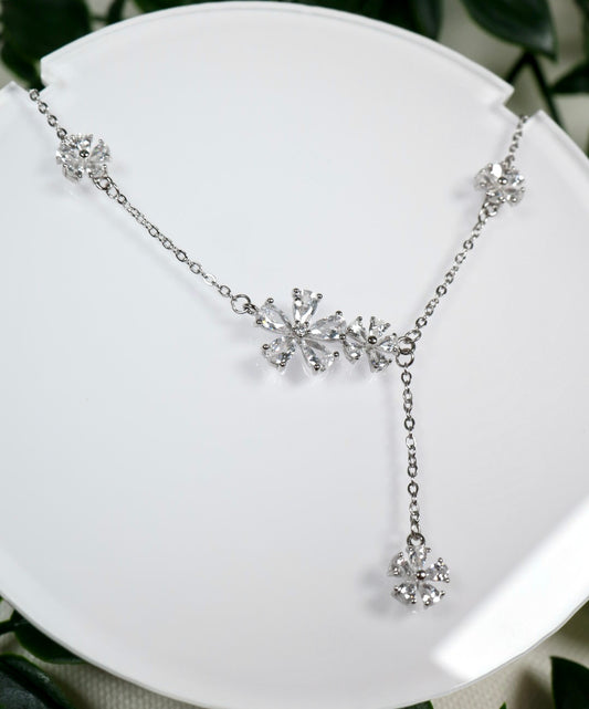 Florae Kette Silber