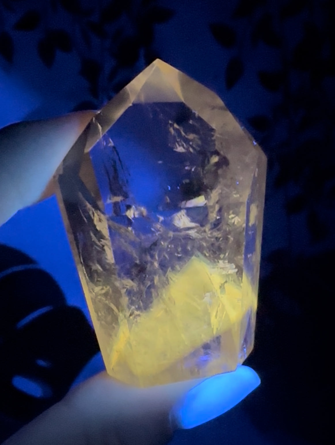 Amethyst x Powellit UV-Reaktiv Nr.47AP