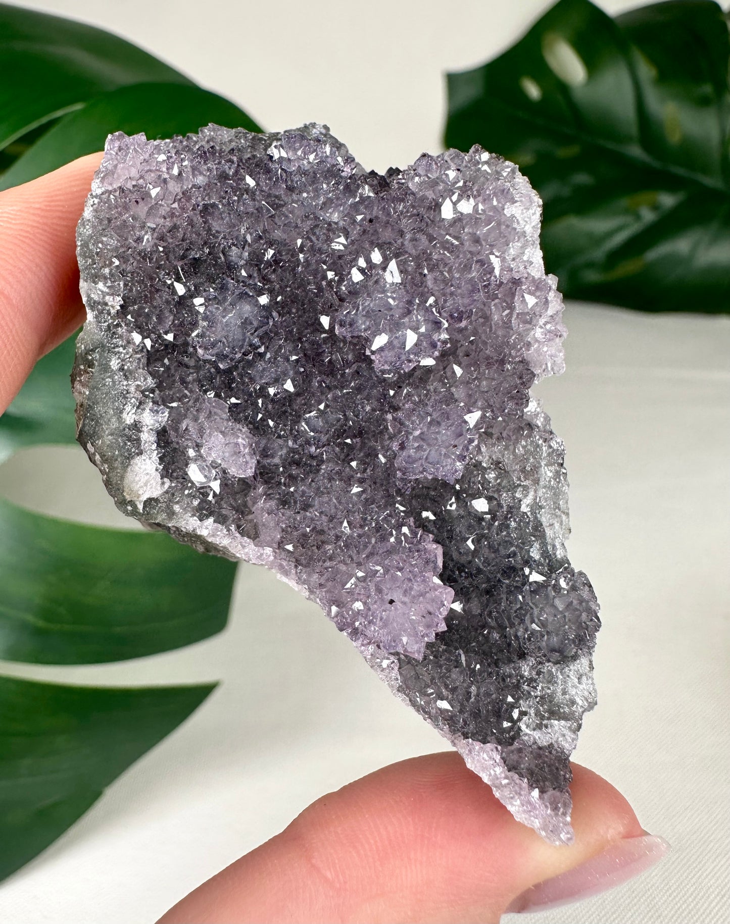 Amethyst mit Stalaktit Formation Nr. 28AS