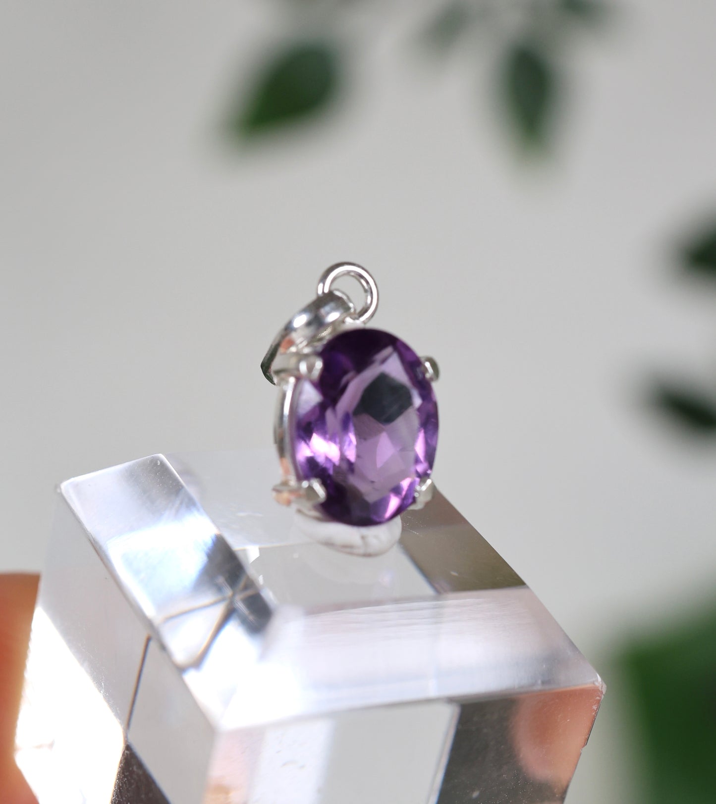 Amethyst Anhänger 925 Silber Nr.41A2