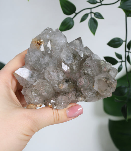 Gartenquarz x Rutil Cluster Nr.245GQ